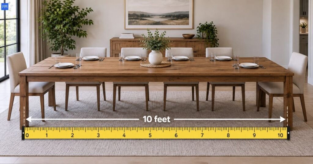 A Long Dining Table